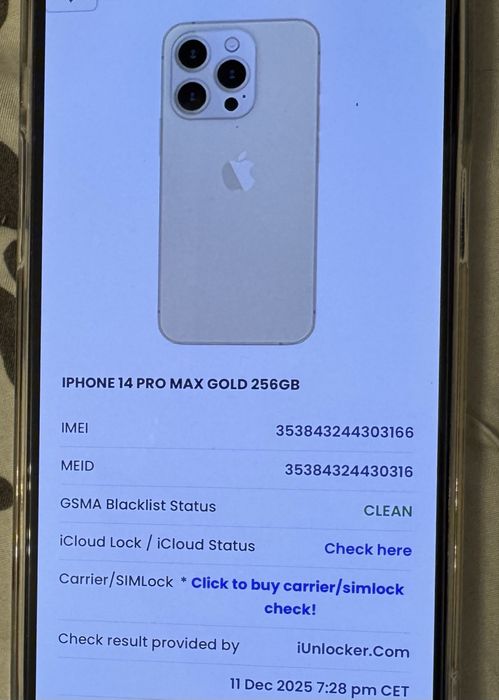 Iphone 14 Pro Max 256 gb