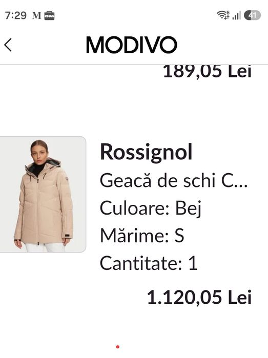 Vand Geaca de Schi Rossignol S
