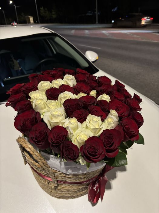 Свежый 51штук роза