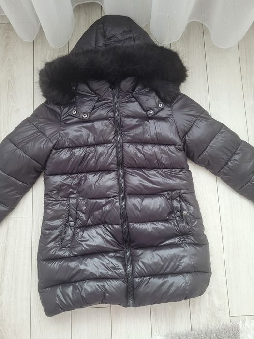 Geaca neagra groasa marime M
