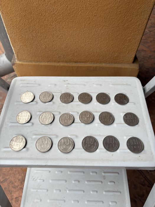 Colectie de monede vechi 10, 50, 100 lei