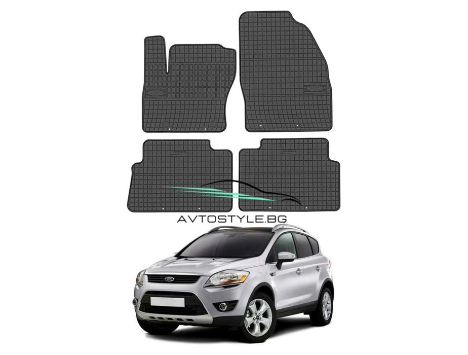 Гумени стелки за Ford Kuga 2007-2012 г., Frogum - El Toro