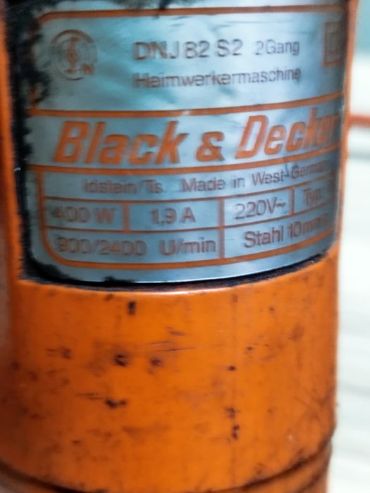 Бормашини black & Decker, аег