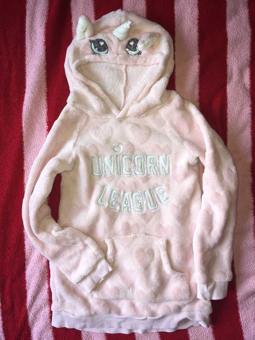 Hanorac fete 8 ani, H&M, pufos si calduros