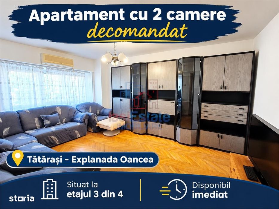 Apartament cu 2 camere in Tatarasi, zona Explanada Oancea — fotografia 1