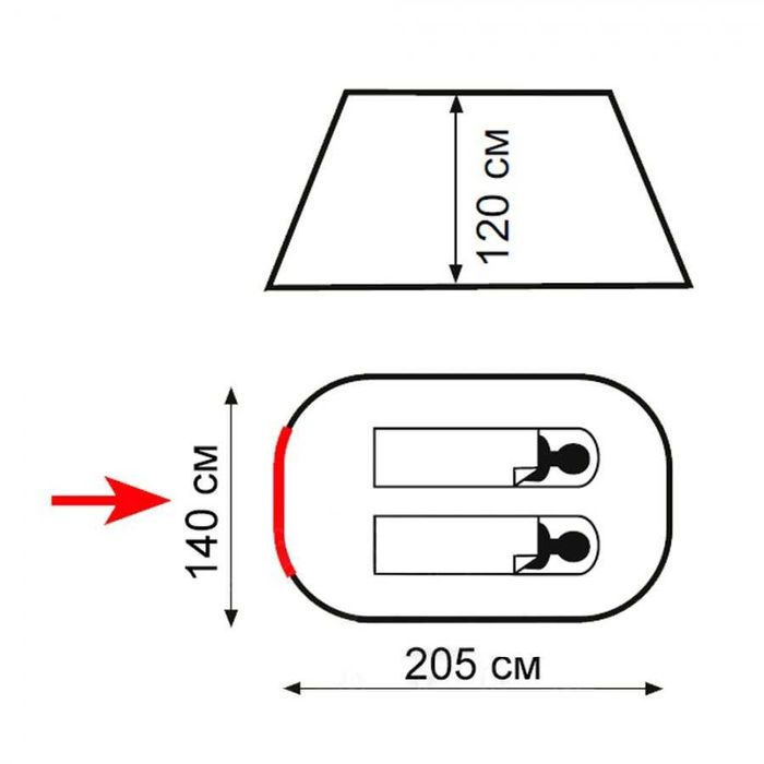 НОВИНКА! Палатка Totem Pop Up 2 V2