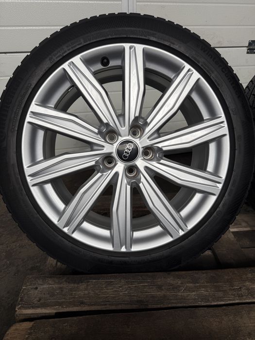 Jante originale Audi A6 cu anvelope iarna Continental 245/45 R19