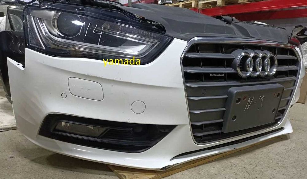 Audi A4 B8 ноускат капот крыло