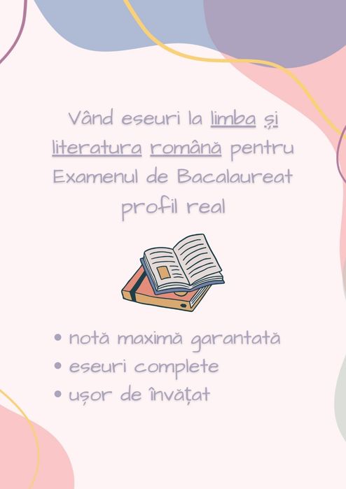 Eseuri bac de nota 10