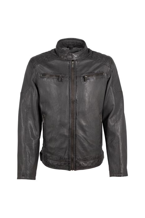 Geaca de Piele Barbati Deercraft Antracit Inchis DMJaimi