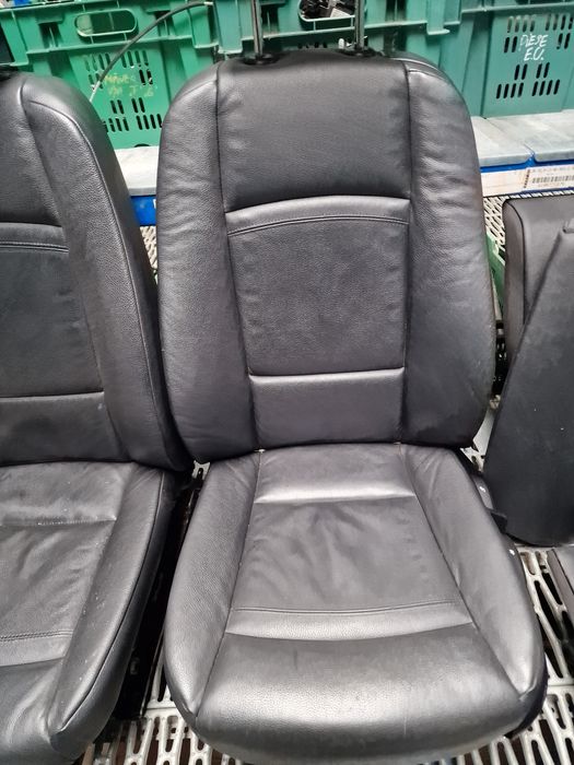 Scaune fata piele neagră incalzire bmw e92