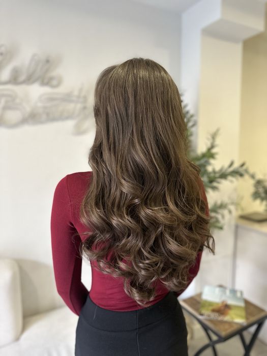 Наращивание волос под ключ