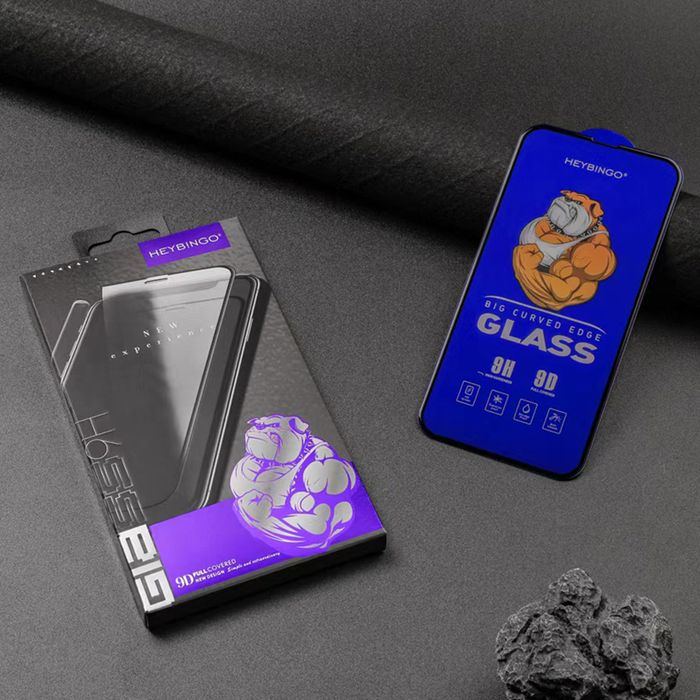 Folie De Sticla iPhone 16 PRO HEYBINGO HD, din Sticla Securizata 9H, Nu Lasa Amprente, Rezistenta la Zgarieturi