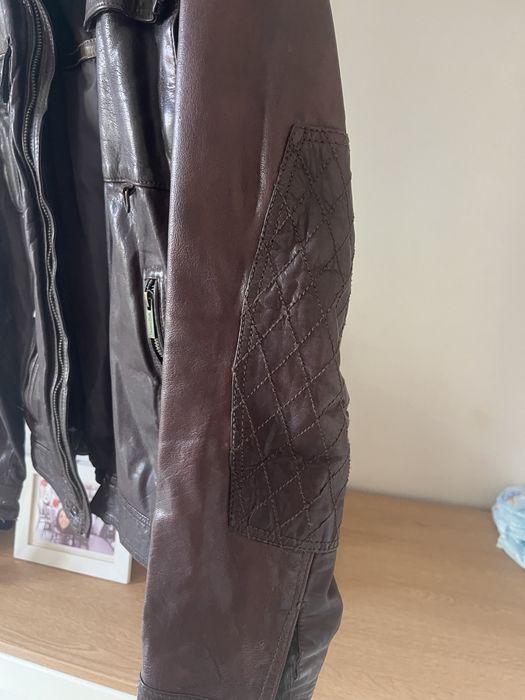 Мъжко кожено яке Масимо дути