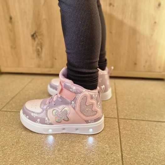 НОВО! Светещи боти за момиче WINK 31-35