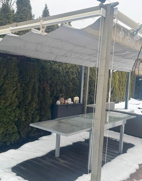 Pergola retractabila pavilion pavillon foisor terasa din structura met