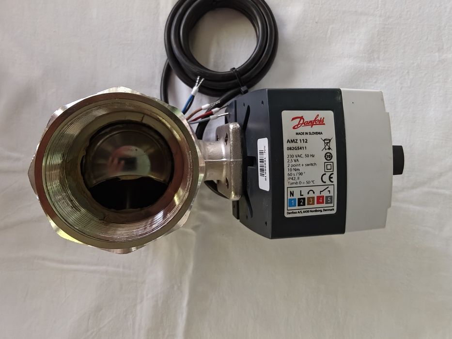Vana 2 cai cu servomotor Danfoss AMZ 112 DN50 (nou)