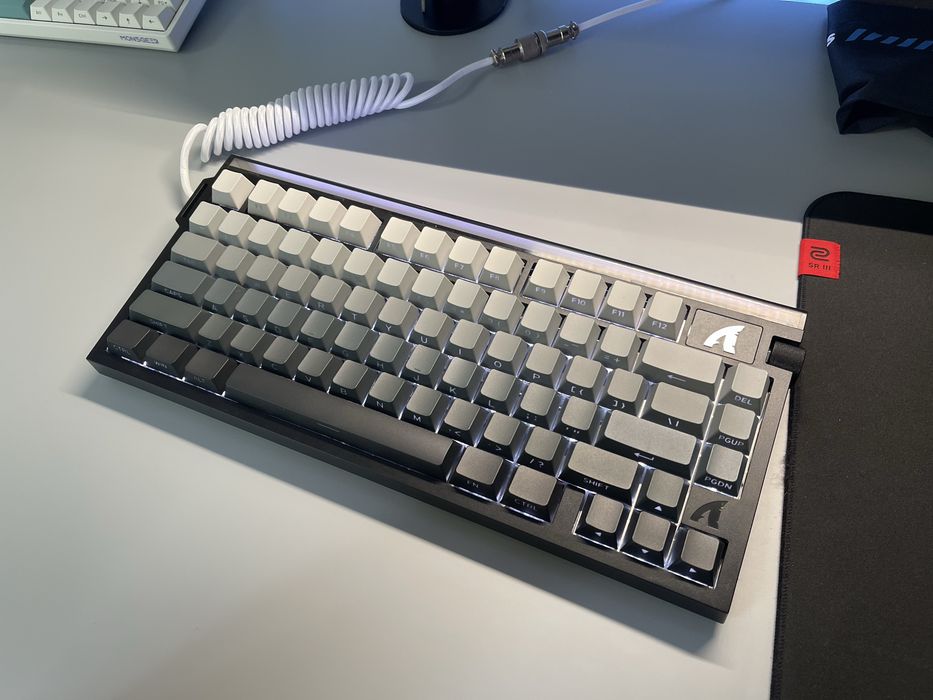 Tastatura mecanica HE AttackShark R85 /Gri/Verde