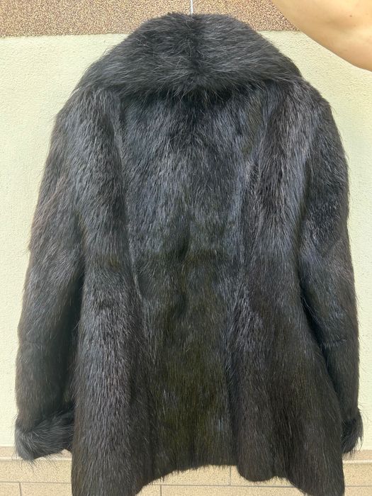 Haină de blană naturală de nutrie
