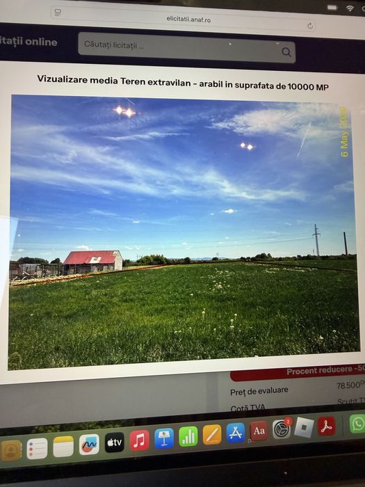 Teren agricol aproape de centura nord