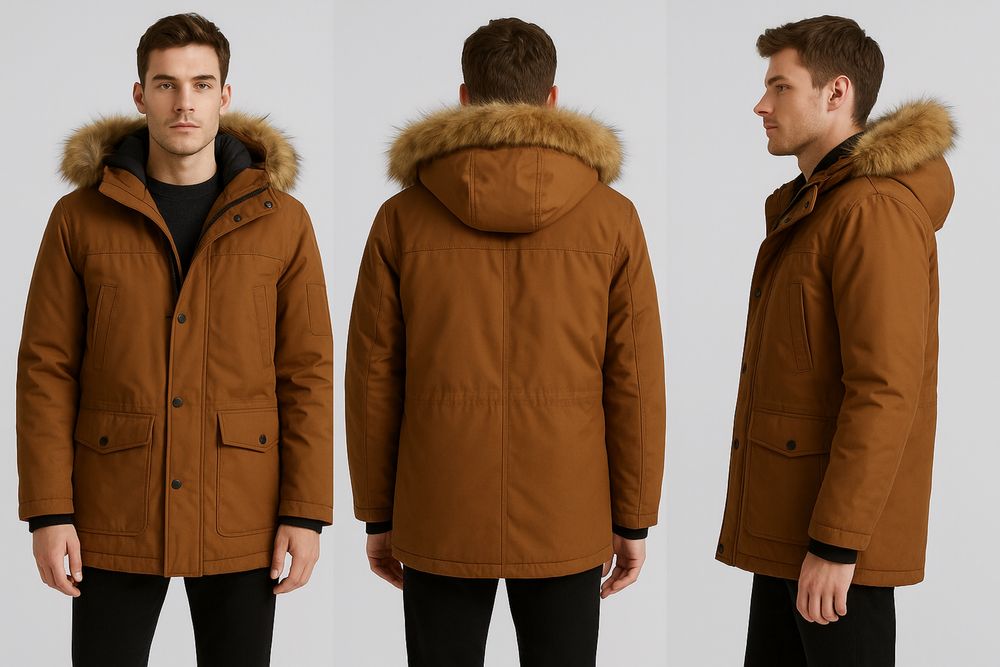 Мъжко зимно яке парка – размер M, ново!