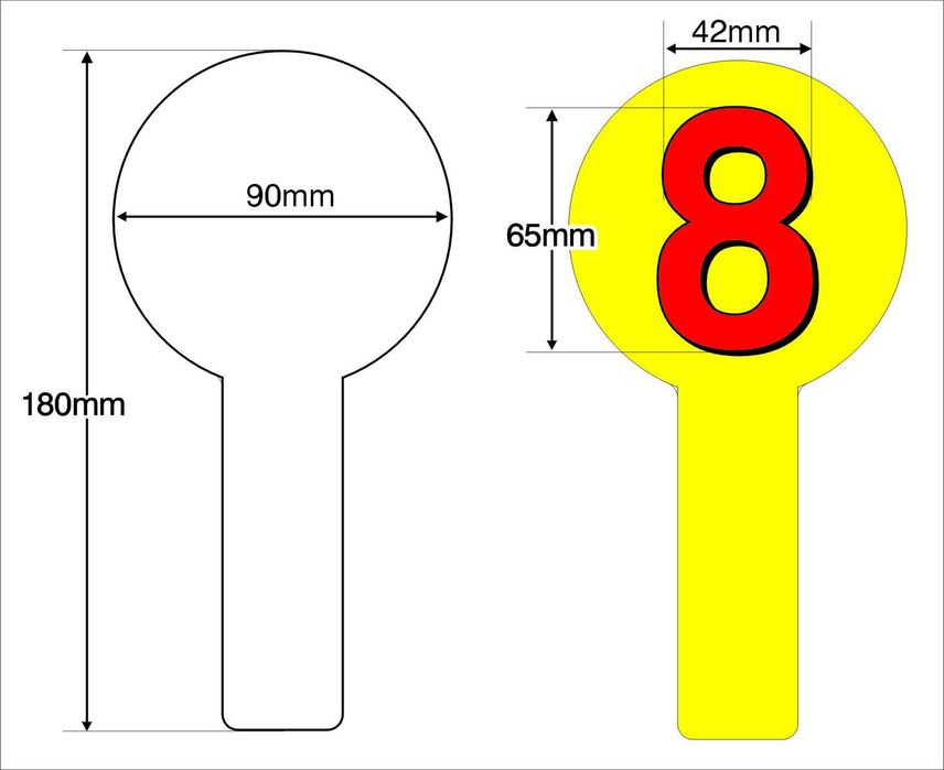 Цифри палки числа за първокласник