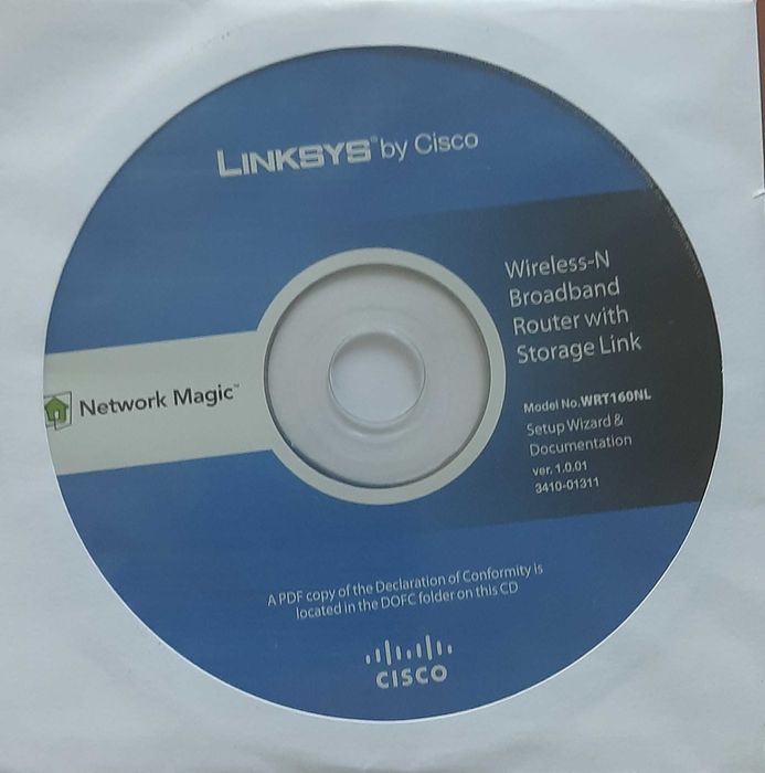 Router Linksys by Cisco wireless-N broadband WRT160NL
