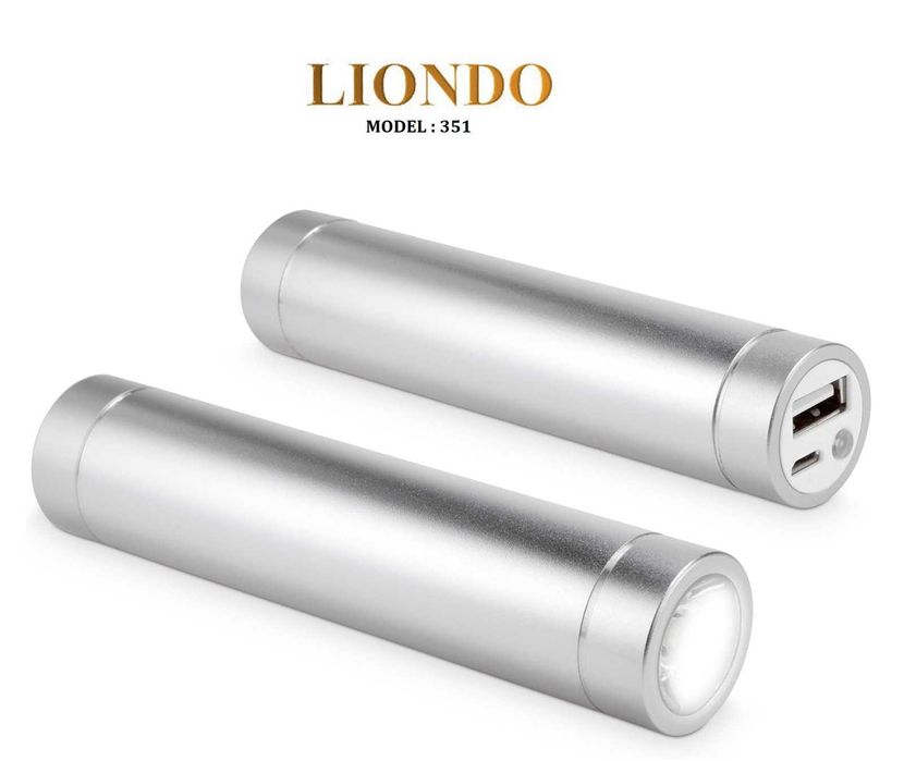 POWER BANK Преносима външна батерия 2500 / 2600 / 5000mAh с LED фенер