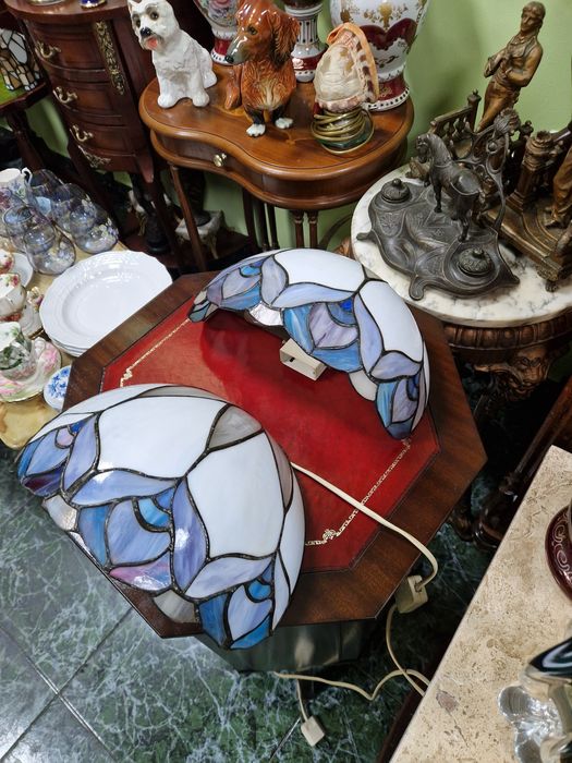 Чифт страхотни антикварни аплици Тифани