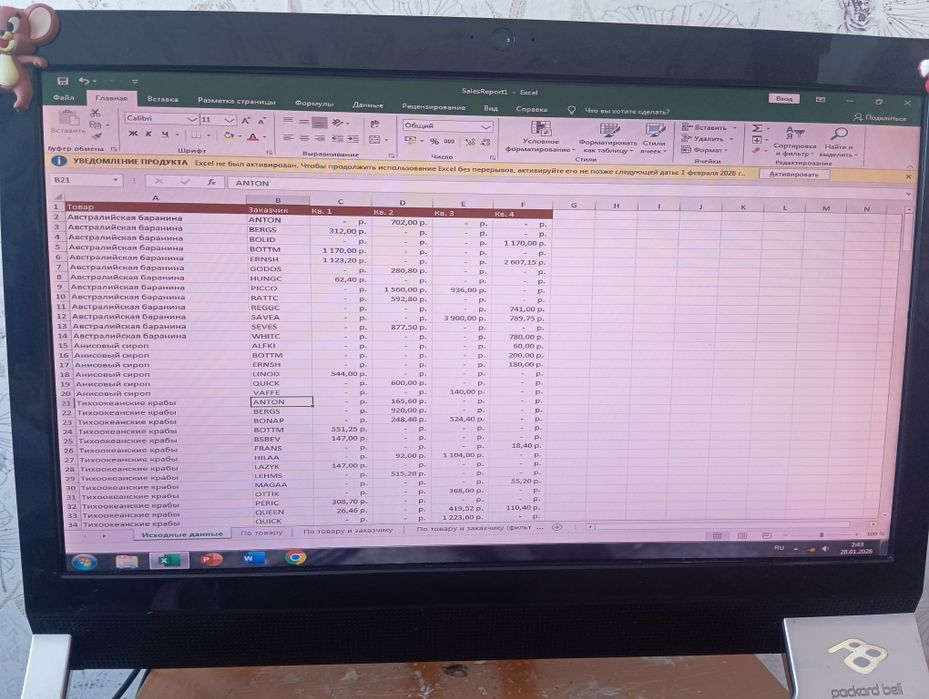 Packard bell моноблок