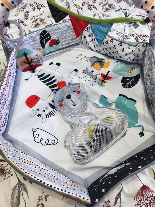 Развивающий коврик с бортиками