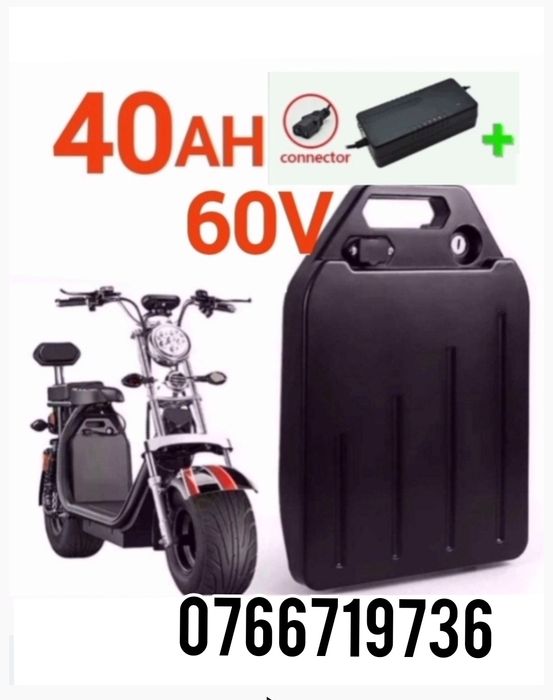 Baterie Scuter 60V-40ah+Încărcător City Coco