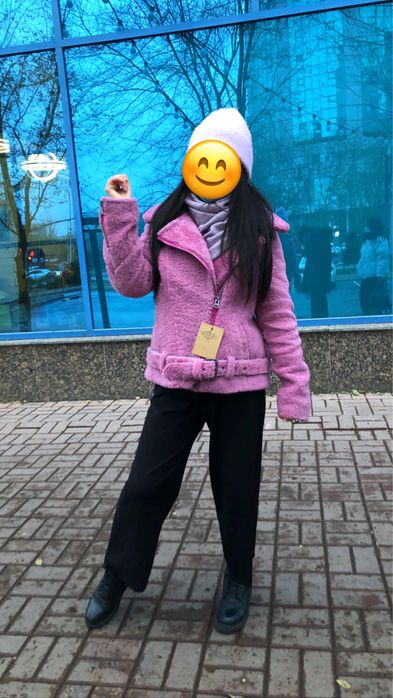 НОВАЯ шуба-авиатор, 100% овчина