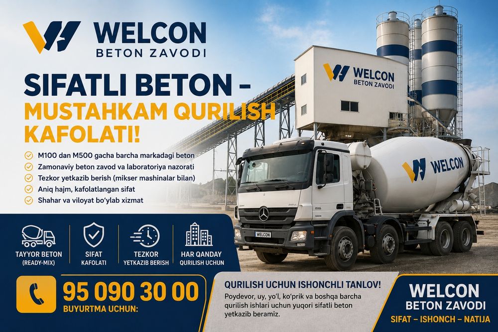 Beton. Sifatli beton izladingizmi ?