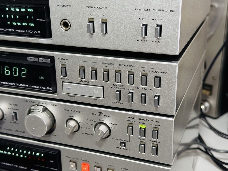 Linie midi de colecție AKAI UC-A5,4 corpuri,din metal,cap GX,ampli-pre