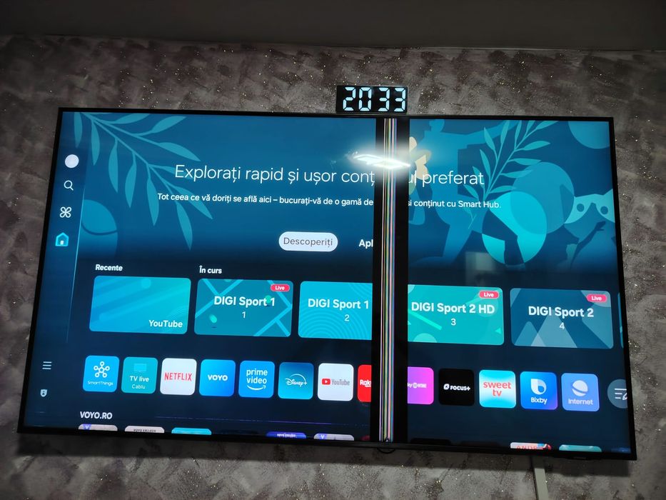 Vând televizor Samsung LED Smart TV 65 inch, model UE65CU8072UXXH.