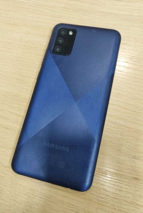 Смартфон Samsung Galaxy A02s, синий, б/у, очень хорошее состояние