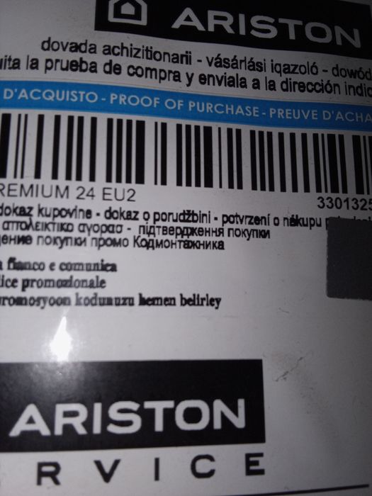 Vând centrala ariston cu fitingaraie
