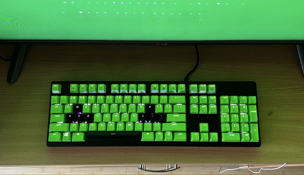 Razer Hustman RGB custom purple switch
