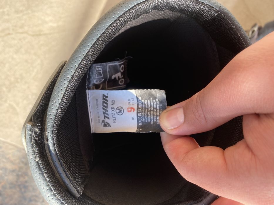 Ботуши THOR Blitz XR Gray Charcoal