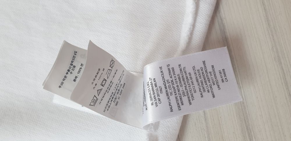 POLO Ralph Lauren Pique Cotton Slim Fit  XL НОВО ОРИГИНАЛ Мъжка Тениск