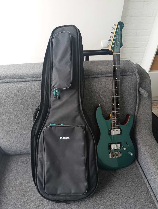 Harley Benton Fusion-III HH EB OCT + калъф – почти нова, отлично оборудвана