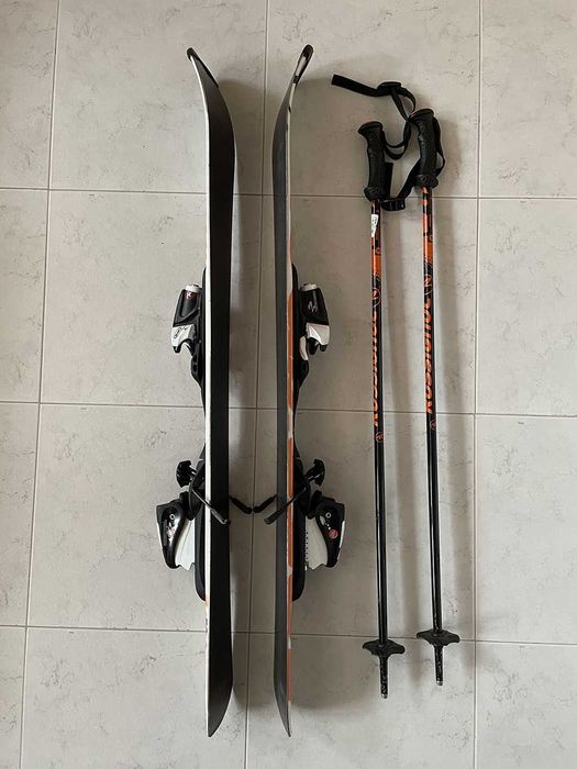 Детски ски 100 cm, обувки 20.5 и щеки - Rossignol