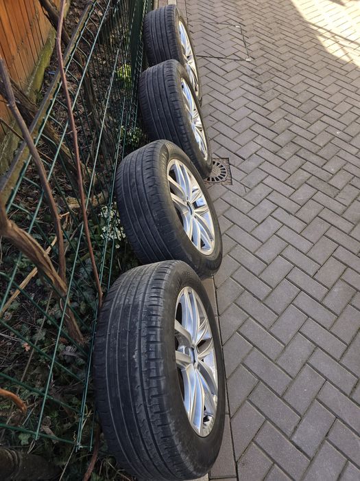 Jante aliaj Golf 6-7 16" cu anvelope Continental