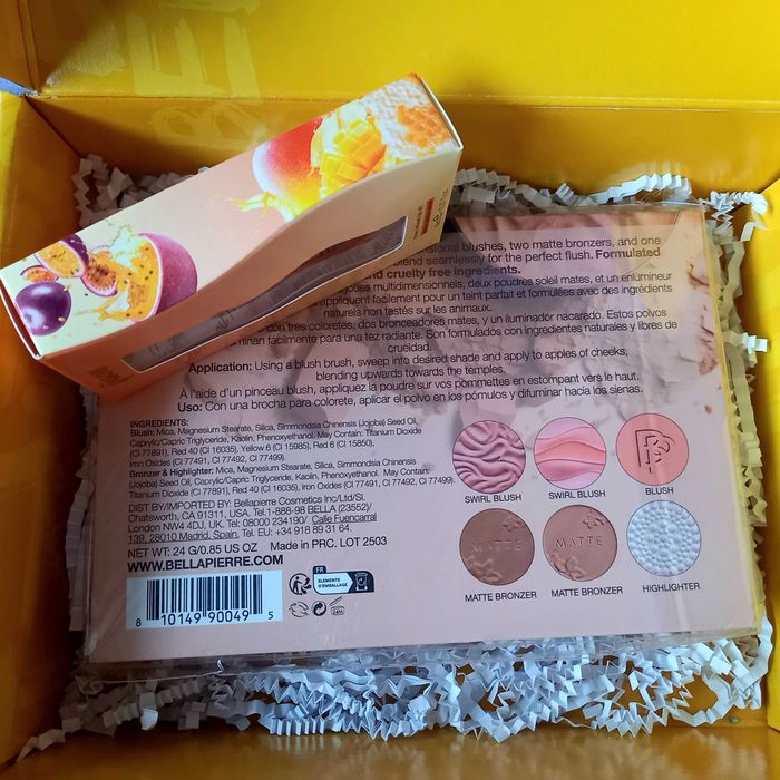 Нова палитра за лице bellapierre cosmetics и нов гланц за устни