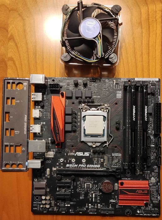 Продавам: ASUS B150M PRO GAMING + i7-6700 + KINGSTON FURY 2X8GB DDR4