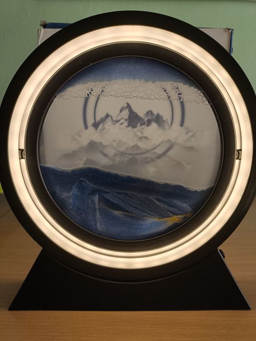 Арт лампа дерокация с движещ пясък