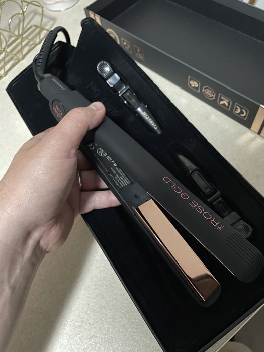 Placa din Titan Golden Curls