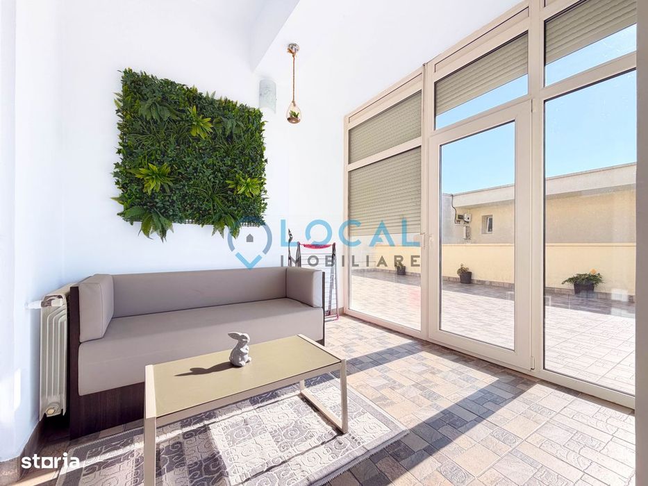 Apartament cu 2 camere + terasa generoasa de 49 mp | Semicentral