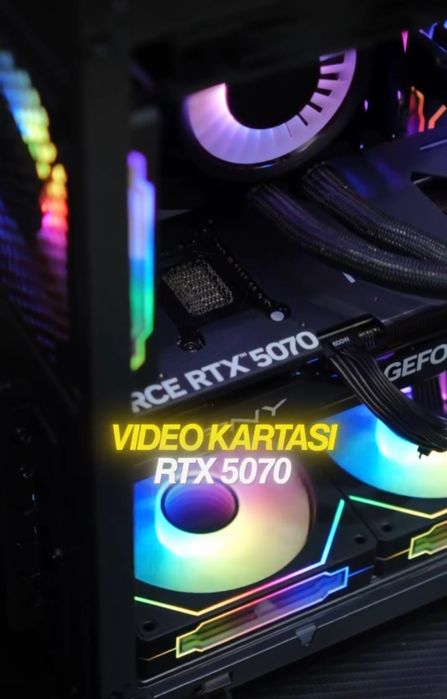 Core i9 14900K. RTX5070 12GB. 32×2=64GB оперативка.